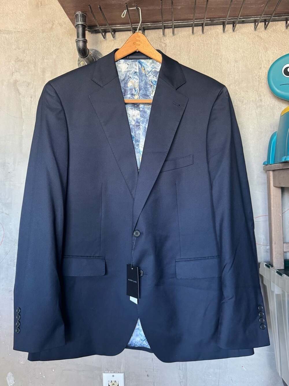 Alton Lane Mercantile Jacket Tailored Fit Navy Blazer 46R NWT